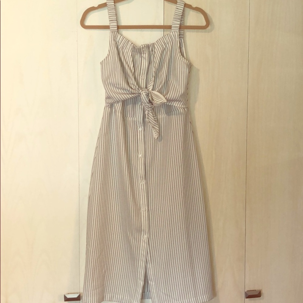 Pinstripe dress
